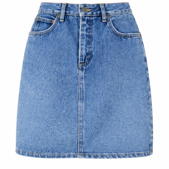 Vintage Guess by Georges Marciano Denim Mini Skirt High Waist XS Canada - Picture 2 of 11